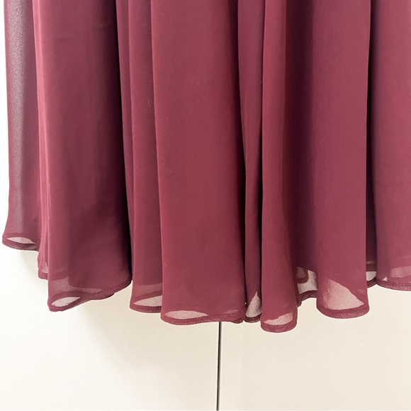 MORILEE Bordeaux Bridesmaid/Wedding Guest Dress - Picture 8 of 10